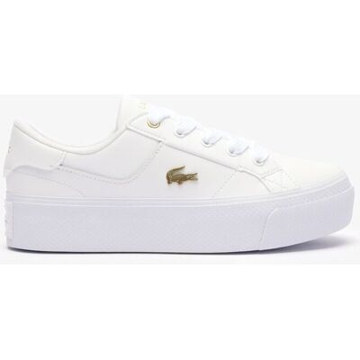 Lacoste Zapatillas de mujer Ziane Platform de piel en blanco. (35,5) Blanco mujer Lacoste Zapatillas de mujer Ziane Platform de piel en blanco. (35,5) Blanco mujer