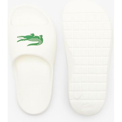 Lacoste Chanclas de mujer serve slide en blanco. (39,5) Blanco mujer Lacoste Chanclas de mujer serve slide en blanco. (39,5) Blanco mujer