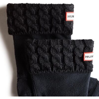 Hunter Calcetines 6 Stitch Cable Boot unisex polares con ribete. (42) Negro mujer Hunter Calcetines 6 Stitch Cable Boot unisex polares con ribete. (42) Negro mujer