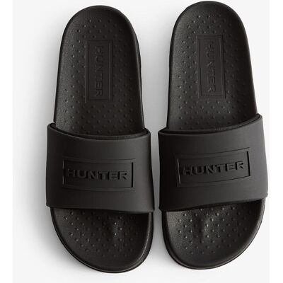 Hunter Sandalias de pala unisex core embossed silico con tira de neopreno. (42) Negro mujer Hunter Sandalias de pala unisex core embossed silico con tira de neopreno. (42) Negro mujer