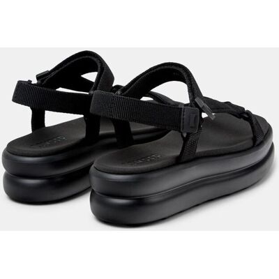 Camper Sandalias planas de mujer con plataforma pelotas flota up. (39) Negro mujer Camper Sandalias planas de mujer con plataforma pelotas flota up. (39) Negro mujer