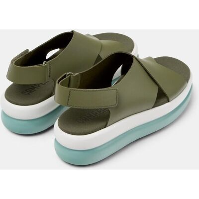 Camper Sandalias de plataforma de mujer Pelotas Flota Up de piel. (38) Verde Agua mujer Camper Sandalias de plataforma de mujer Pelotas Flota Up de piel. (38) Verde Agua mujer