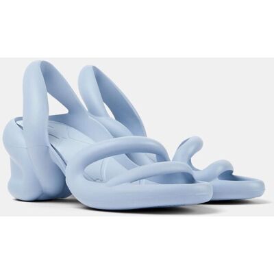 Camper Sandalias de tacón de mujer Kobarah lisas con estética informal. (37) Azul claro mujer Camper Sandalias de tacón de mujer Kobarah lisas con estética informal. (37) Azul claro mujer