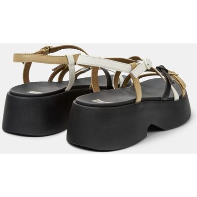 Camper Sandalias de plataforma de mujer Tasha de piel. (41) Beige mujer Camper Sandalias de plataforma de mujer Tasha de piel. (41) Beige mujer