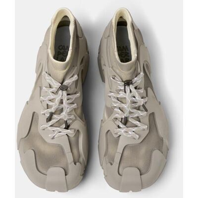 camperlab Zapatillas altas unisex de malla con calcetín. (40) Beige mujer camperlab Zapatillas altas unisex de malla con calcetín. (40) Beige mujer