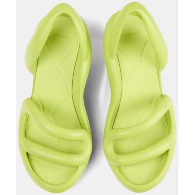 Camper Sandalias de tacón de mujer Kobarah lisas con estética informal. (37) Verde mujer Camper Sandalias de tacón de mujer Kobarah lisas con estética informal. (37) Verde mujer