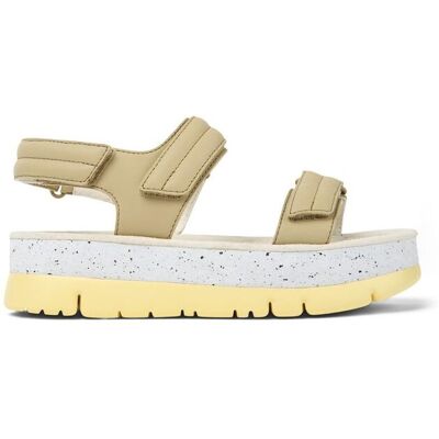 Camper Sandalias de plataforma de mujer Oruga Up de piel lisas. (40) Beige mujer Camper Sandalias de plataforma de mujer Oruga Up de piel lisas. (40) Beige mujer