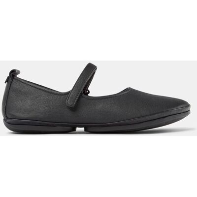 Camper Merceditas planas de mujer right nina de piel con tira ajustable. (39) Negro mujer Camper Merceditas planas de mujer right nina de piel con tira ajustable. (39) Negro mujer