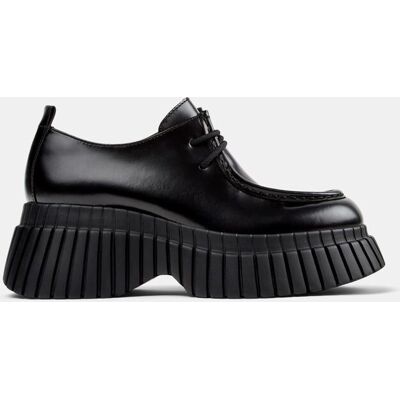 Camper Zapatos de cordones de mujer BCN de piel. (39) Negro mujer Camper Zapatos de cordones de mujer BCN de piel. (39) Negro mujer