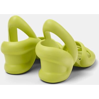 Camper Sandalias de tacón de mujer Kobarah. (39) Amarillo Flúor mujer Camper Sandalias de tacón de mujer Kobarah. (39) Amarillo Flúor mujer