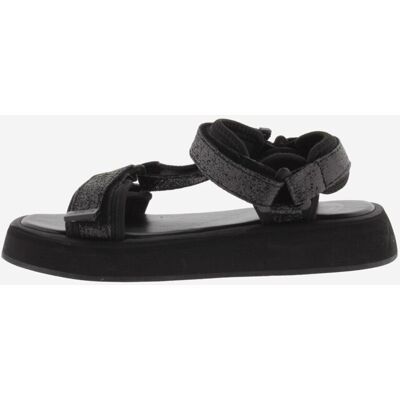 Victoria Chanclas de mujer negro brillo con tiras adherentes. (39) Negro brillante mujer Victoria Chanclas de mujer negro brillo con tiras adherentes. (39) Negro brillante mujer