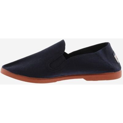 Victoria Alpargatas planas unisex de lona con elásticos laterales y suela caramelo. (35) Azul marino mujer Victoria Alpargatas planas unisex de lona con elásticos laterales y suela caramelo. (35) Azul marino mujer