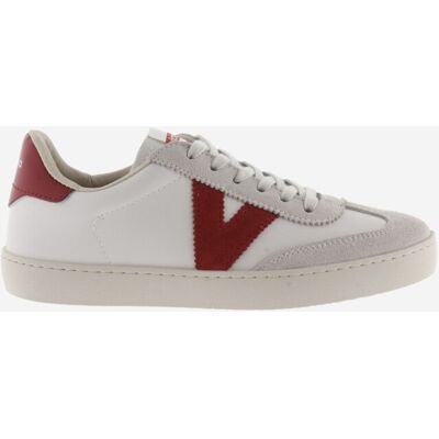 Victoria Deportivas hombre unisex con piezas de color y serraje. (42) Blanco / Rojo mujer Victoria Deportivas hombre unisex con piezas de color y serraje. (42) Blanco / Rojo mujer