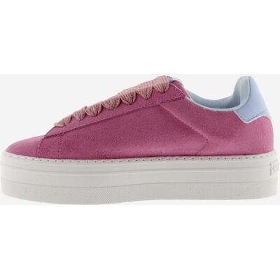 Victoria Zapatillas plataforma de mujer de serraje con piezas en contraste. (42) Rosa / Azul marino mujer Victoria Zapatillas plataforma de mujer de serraje con piezas en contraste. (42) Rosa / Azul marino mujer
