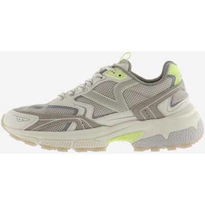 Victoria Zapatillas deportivas de mujer de malla con piezas neón y de piel. (37) Beige mujer Victoria Zapatillas deportivas de mujer de malla con piezas neón y de piel. (37) Beige mujer