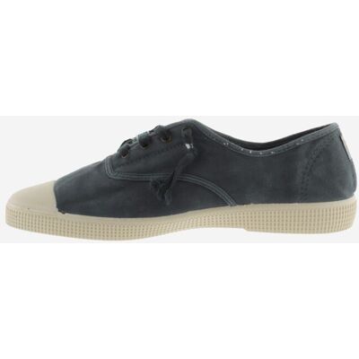 Victoria Zapatillas básicas unisex de lona envejecida DREC con cordones al tono y accesorio pulsera. (40) Verde oscuro mujer Victoria Zapatillas básicas unisex de lona envejecida DREC con cordones al tono y accesorio pulsera. (40) Verde oscuro mujer