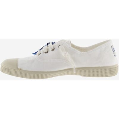 Victoria Zapatillas básicas unisex de lona envejecida drec con cordones al tono y accesorio pulsera. (44) Blanco mujer Victoria Zapatillas básicas unisex de lona envejecida drec con cordones al tono y accesorio pulsera. (44) Blanco mujer