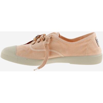 Victoria Zapatillas básicas unisex de lona envejecida drec con cordones al tono y accesorio pulsera. (39) Coral mujer Victoria Zapatillas básicas unisex de lona envejecida drec con cordones al tono y accesorio pulsera. (39) Coral mujer