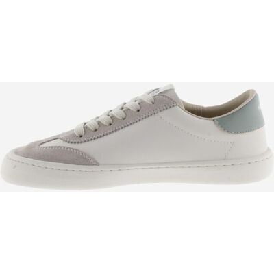 Victoria Zapatillas bajas de mujer barefoot con piezas de color y serraje en contraste. (40) Blanco / Azul mujer Victoria Zapatillas bajas de mujer barefoot con piezas de color y serraje en contraste. (40) Blanco / Azul mujer