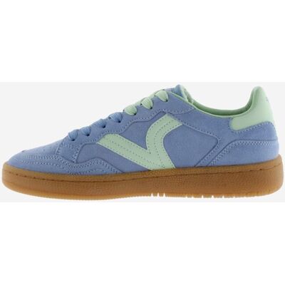 Victoria Deportivas hombre de serraje con piezas en contraste y suela caramelo. (36) Azul claro mujer Victoria Deportivas hombre de serraje con piezas en contraste y suela caramelo. (36) Azul claro mujer