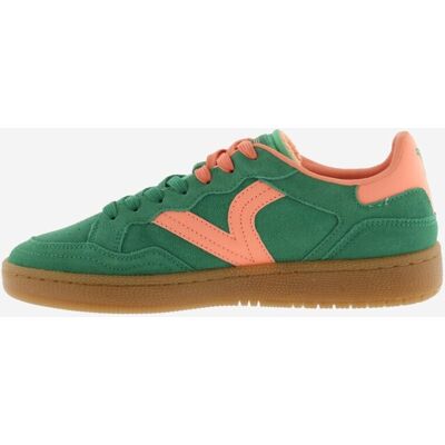 Victoria Deportivas hombre de serraje con piezas en contraste y suela caramelo. (36) Verde oscuro mujer Victoria Deportivas hombre de serraje con piezas en contraste y suela caramelo. (36) Verde oscuro mujer