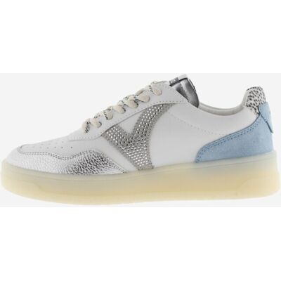 Victoria Zapatillas deportivas de mujer con piezas fantasía y de serraje y suela translúcida. (39) Azul claro mujer Victoria Zapatillas deportivas de mujer con piezas fantasía y de serraje y suela translúcida. (39) Azul claro mujer