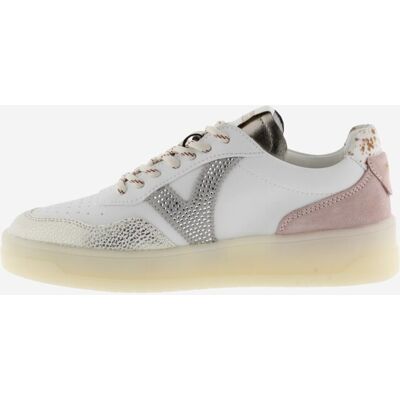 Victoria Zapatillas deportivas de mujer con piezas fantasía y de serraje y suela translúcida. (39) Coral mujer Victoria Zapatillas deportivas de mujer con piezas fantasía y de serraje y suela translúcida. (39) Coral mujer