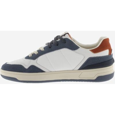 Victoria Deportivas hombre de piel con piezas de color y serraje. (39) Azul marino / Naranja mujer Victoria Deportivas hombre de piel con piezas de color y serraje. (39) Azul marino / Naranja mujer