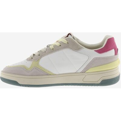 Victoria Deportivas hombre de piel con piezas de color y serraje. (37) Crema mujer Victoria Deportivas hombre de piel con piezas de color y serraje. (37) Crema mujer