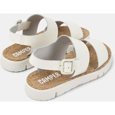Camper Sandalias planas de mujer Oruga de piel. (39) Blanco mujer Camper Sandalias planas de mujer Oruga de piel. (39) Blanco mujer