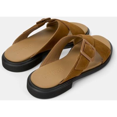 Camper Sandalias planas de mujer Edy de piel. (40) Marrón mujer Camper Sandalias planas de mujer Edy de piel. (40) Marrón mujer