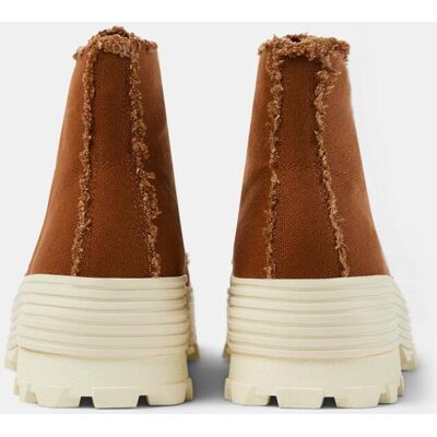 camperlab Botines unisex Traktori con cordones. (39) Marrón mujer camperlab Botines unisex Traktori con cordones. (39) Marrón mujer