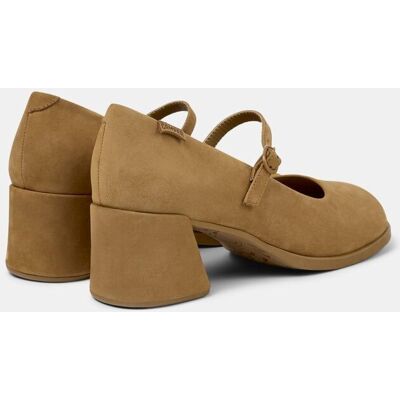 Camper Mocasines con tacón de mujer de piel Kora. (41) Marrón claro mujer Camper Mocasines con tacón de mujer de piel Kora. (41) Marrón claro mujer