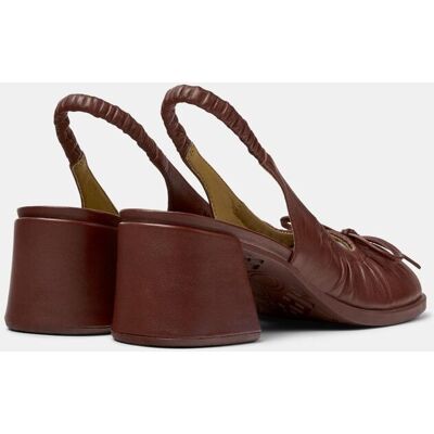 Camper Mocasines con tacón de mujer de piel Kora. (38) Burdeos mujer Camper Mocasines con tacón de mujer de piel Kora. (38) Burdeos mujer