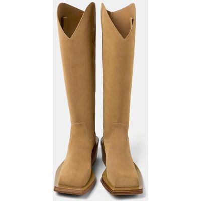 camperlab Botas cowboy unisex de piel quetal. (38) Marrón mujer camperlab Botas cowboy unisex de piel quetal. (38) Marrón mujer