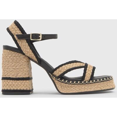 Castañer Sandalias de tiras de mujer Vanish en yute trenzado con cierre de hebilla. (41) Multicolor mujer Castañer Sandalias de tiras de mujer Vanish en yute trenzado con cierre de hebilla. (41) Multicolor mujer