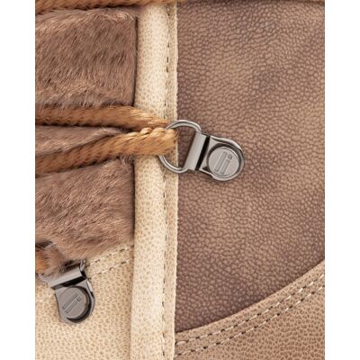 D.Franklin Botas de mujer estilo australianas con pelo exterior. (41) Beige/Marrón mujer D.Franklin Botas de mujer estilo australianas con pelo exterior. (41) Beige/Marrón mujer