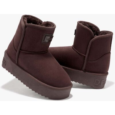 D.Franklin Botas de mujer estilo australianas con plataforma Nordic basic. (38) Marrón mujer D.Franklin Botas de mujer estilo australianas con plataforma Nordic basic. (38) Marrón mujer