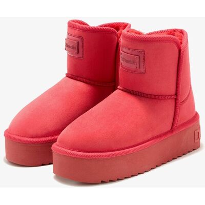 D.Franklin Botas de mujer estilo australianas con plataforma Nordic basic. (39) Rojo mujer D.Franklin Botas de mujer estilo australianas con plataforma Nordic basic. (39) Rojo mujer