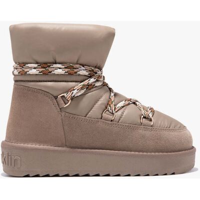 D.Franklin Botas de mujer estilo australianas acabado acolchado Nordic nova low bomb. (36) Marrón claro mujer D.Franklin Botas de mujer estilo australianas acabado acolchado Nordic nova low bomb. (36) Marrón claro mujer