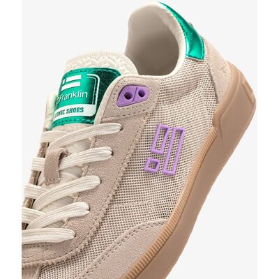 D.Franklin Zapatillas deportivas de mujer con acabado en serraje. (41) Beige mujer D.Franklin Zapatillas deportivas de mujer con acabado en serraje. (41) Beige mujer