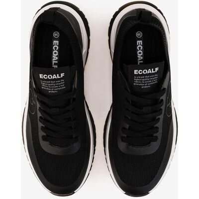 Ecoalf Zapatillas deportivas de mujer con cierre de cordones y collarín ajustado. (39) Negro mujer Ecoalf Zapatillas deportivas de mujer con cierre de cordones y collarín ajustado. (39) Negro mujer