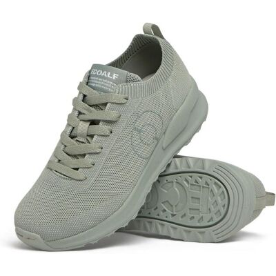 Ecoalf Zapatillas deportivas de mujer de punto ligeras. (42) Verde grisáceo mujer Ecoalf Zapatillas deportivas de mujer de punto ligeras. (42) Verde grisáceo mujer