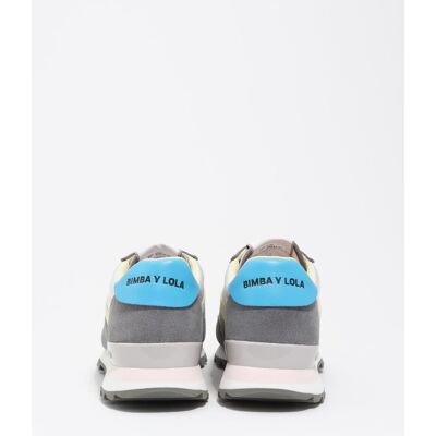 Bimba y Lola Zapatillas básicas de mujer 13 19 téjido técnico. (38) Plata mujer Bimba y Lola Zapatillas básicas de mujer 13 19 téjido técnico. (38) Plata mujer
