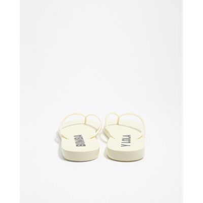 Bimba y Lola Chanclas de mujer flip flop lisas. (36) Crudo mujer Bimba y Lola Chanclas de mujer flip flop lisas. (36) Crudo mujer