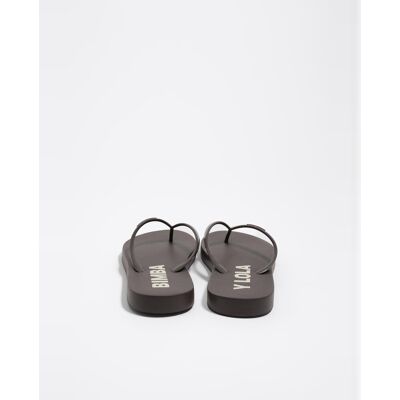 Bimba y Lola Chanclas de mujer flip flop lisas. (40) Marrón chocolate mujer Bimba y Lola Chanclas de mujer flip flop lisas. (40) Marrón chocolate mujer