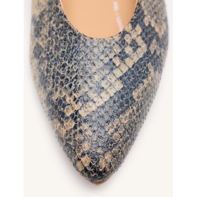 Gioseppo Bailarinas planas de mujer destalonadas de piel con print con textura de serpiente y elástico trasero. (39) Estampado mujer Gioseppo Bailarinas planas de mujer destalonadas de piel con print con textura de serpiente y elástico trasero. (39) Estampado mujer