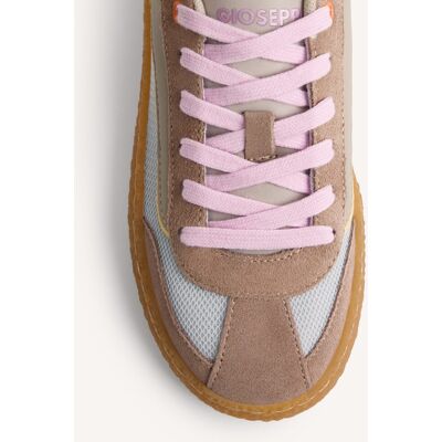 Gioseppo Zapatillas deportivas de mujer con piel serraje y rejilla superpuesta. (40) Topo mujer Gioseppo Zapatillas deportivas de mujer con piel serraje y rejilla superpuesta. (40) Topo mujer