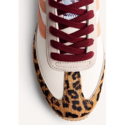 Gioseppo Zapatillas deportivas de mujer de piel con estampado animal. (39) Naranja mujer Gioseppo Zapatillas deportivas de mujer de piel con estampado animal. (39) Naranja mujer