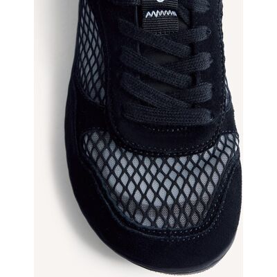 Gioseppo Zapatillas deportivas de mujer de piel monocolor y rejilla barefoot. (36) Negro mujer Gioseppo Zapatillas deportivas de mujer de piel monocolor y rejilla barefoot. (36) Negro mujer